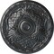 Ekena Millwork Amelia Ceiling Medallion (Fits Canopies up to 4 1/8"), Hand-Painted Pewter, 15 3/4"OD x 5/8"P CM16AMPES - alternate 1